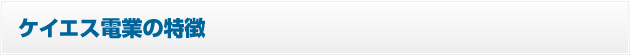 ケイエス産業の特徴